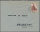 Saarland (1947/56): 1950/1958, Partie Von 38 Bedarfsbriefen Aus Firmenkorrespond - Storia Postale
