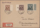 Delcampe - Bizone: 1946/1949, Partie Von Ca. 280 Briefen Und Karten Mit Meist Frankaturen A - Autres & Non Classés