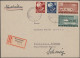 Bundesrepublik Deutschland: 1945/1973, Westzonen+Bund, Partie Von Ca. 250 Briefe - Collections