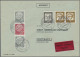 Bundesrepublik - Zusammendrucke: 1955/1962, Heuss, Saubere Partie Von Fünf Attra - Zusammendrucke