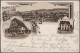 Delcampe - Ansichtskarten: 1890/1940 Ca., Ansichtskartensammlung In 3 Ordnern Mit über 700 - 500 Cartoline Min.