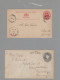 Bahamas - Postal Stationery: 1893/1925, Assortment Of Nine Used Stationeries (si - Sonstige & Ohne Zuordnung