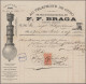 Delcampe - Brazil: 1890/1900 (ca.), Invoices/Documents, Assortment Of Apprx. 100 Pieces Inc - Storia Postale