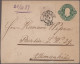 Brazil - Postal Stationery: 1883/1908, Lot Of Six (mainly Uprated) Stationeries, - Postal Stationery