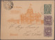 Brazil - Postal Stationery: 1883/1908, Lot Of Six (mainly Uprated) Stationeries, - Postal Stationery