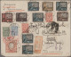 Delcampe - Russia: 1922/1924, INFLATION/TRANSITION PERIOD, Extraordinary Collection Of Appr - Storia Postale