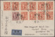 Delcampe - China: 1912/1949, Exhibit "Postage Rates Of The Republic Of China, 1911-1949" Mo - 1912-1949 Repubblica