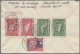 China: 1947/1948, Covers (11+ One Front) With Commemoratives Used Foreign Inc. R - Cartas & Documentos