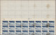 China (PRC): 1956/1962, Six Complete Sheets Including Three S14 4f Blue, One S19 - Autres & Non Classés