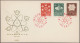 Delcampe - China (PRC): 1957/1961, Unaddressed Cacheted Official FDC (12) Of Issues C44, C4 - Other & Unclassified