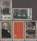 China (PRC): 1962/1963, Group On Stock Cards Including Complete Sets Of C95, C98 - Sonstige & Ohne Zuordnung