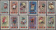 China (PRC): 1962/1963, Group On Stock Cards Including Complete Sets Of C95, C98 - Sonstige & Ohne Zuordnung