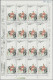 Delcampe - China (PRC): 1981/1983, Four Sets In Full Sheets Cto Original Gum: Exhibition J6 - Andere & Zonder Classificatie