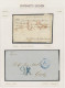 Cuba: 1854/1870, Three Letters To Spain: 1854 Stampless Havanna-Cadiz With Marki - Altri & Non Classificati