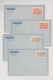 Dubai  - Postal Stationery: 1963/1974, Collection Of 24 Unused Air Letter Sheets - Dubai