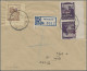 Israel: 1948, Assortment Incl. Seven Covers And Some Loose Stamps, E.g. Tête-bêc - Cartas & Documentos