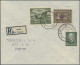 Israel: 1948, Assortment Incl. Seven Covers And Some Loose Stamps, E.g. Tête-bêc - Briefe U. Dokumente