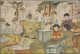 Delcampe - Japan: 1928/1942 (ca.), Army, Japanese Cartoon (manga) Series Ppc: Dispatch To M - Autres & Non Classés