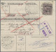 Japanese Occupations WWII: 1944/1945, East Coast: Two Money Transfer Forms With - Indonesië