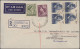 Australia: 1915/1955 Six Interesting Covers Sent To Liechtenstein, New Zealand, - Sammlungen