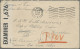 Singapore: 1942/1943, POW Mail Inbound To Singapore, Three Envelopes From Glasgo - Singapour (...-1959)