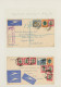 South Africa: 1900/1950 (ca.), Collection Of Apprx. 150 Entires In Two Volumes O - Lettres & Documents