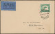 South Africa: 1925/1938 Six Airmail Covers To England (2) Resp. Inland, With 192 - Briefe U. Dokumente