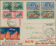 Delcampe - South Africa: 1925/1938 Six Airmail Covers To England (2) Resp. Inland, With 192 - Covers & Documents