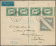 Delcampe - South Africa: 1925/1938 Six Airmail Covers To England (2) Resp. Inland, With 192 - Covers & Documents