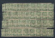 Thailand: 1909 Provisionals: Lot Of 603 Used Stamps Of 3s. On 3a. Green And 448 - Thaïlande