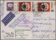 World Wide: 1908/1992, Mainly Europe, Collection Of 137 Covers/cards Showing Spe - Collections (sans Albums)