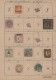 World Wide: 1850/1920 (ca.), Used And Unused Assortment On Four Approval Pages A - Collections (sans Albums)