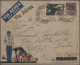 Americas: 1907-1939: Eight Covers And (picture) Postcards To Portugal Or Azores, - Autres - Amérique