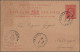 Caribbean: 1890/1910's (mostly): Group Of 34 Postal Stationery Cards, Double Car - Otros - América