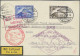 Air Mail - Germany: 1912/1939, Partie Von 35 Briefen Und Karten Ab Rhein/Main 19 - Poste Aérienne & Zeppelin