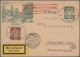 Air Mail - Germany: 1912/1944, Vielseitige Sammlung Von 48 Flugpost-Briefen/-Kar - Posta Aerea & Zeppelin