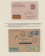 Delcampe - Air Mail - Germany: 1919/1928, Interessante Ausstellungs-Sammlung Auf 72 Sehr Sa - Airmail & Zeppelin