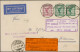 Air Mail - Germany: 1919/1938, Interessante Sammlung Mit über 300 Meist Erstflug - Correo Aéreo & Zeppelin