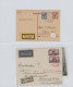 Delcampe - Air Mail - Germany: 1919/1938, Sehr Umfangreiche Und Interessante Sammlung Mit C - Correo Aéreo & Zeppelin