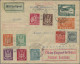 Air Mail - Germany: 1921/1934, Saubere Partie Von 16 Flugpost-Belegen Dt.Reich D - Luft- Und Zeppelinpost