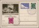 Air Mail - Germany: 1921/1957, Partie Von Sechs Flugpostbelegen, Dabei Privatgan - Airmail & Zeppelin