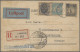 Delcampe - Air Mail - Germany: 1922/1925 Ca.: 42 Airmail Cards, Covers And Postal Stationer - Posta Aerea & Zeppelin