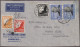 Air Mail - Germany: 1928/1942, Gruppe Von 12 Briefen Und Postkarten Befördert Mi - Posta Aerea & Zeppelin