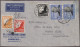 Air Mail - Germany: 1928/1942, Gruppe Von 12 Briefen Und Postkarten Befördert Mi - Correo Aéreo & Zeppelin