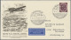 Air Mail - Germany: 1951/1957, Saubere Partie Von 14 Flugpostbelegen Mit Frankat - Luft- Und Zeppelinpost