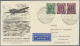 Delcampe - Air Mail - Germany: 1951/1957, Saubere Partie Von 14 Flugpostbelegen Mit Frankat - Airmail & Zeppelin
