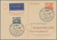 Delcampe - Air Mail - Germany: 1951/1957, Saubere Partie Von 14 Flugpostbelegen Mit Frankat - Airmail & Zeppelin