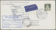 Delcampe - Air Mail - Germany: 1956/1990, Vielseitiger Posten Von Ca. 460 Briefen Und Karte - Poste Aérienne & Zeppelin