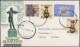 Airmail - Europe: 1946/1968, Sammlung Von 156 Briefen Und Karten Von Eröffnungs- - Europe (Other)