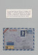Delcampe - Airmail - Europe: 1946/1968, Sammlung Von 156 Briefen Und Karten Von Eröffnungs- - Altri - Europa